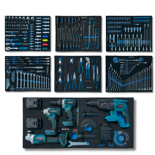 UltraToolz - 7/7 z elektronarzędziami, 316 elementów